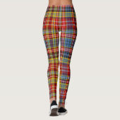 Scotstee Clan Drummond van Strathallan Tartan Vrou Leggings (Achterkant)