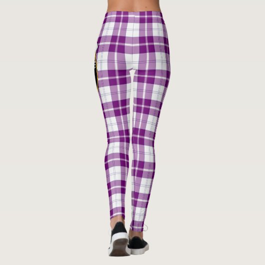 Scotstee Clan Dunlop Dress Crest Tartan Vrouwen Leggings (Achterkant)
