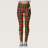 Scotstee Clan Fairlie Crest Tartan Femmes Leggings (Devant)