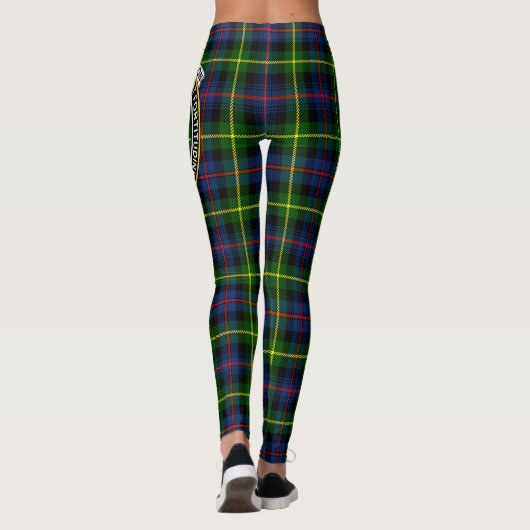 Scotstee Clan Farquharson Modern Crest Tartan Wome Leggings (Achterkant)