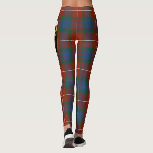 Scotstee Clan Fraser Ancient Crest Tartan Vrouwen Leggings (Achterkant)