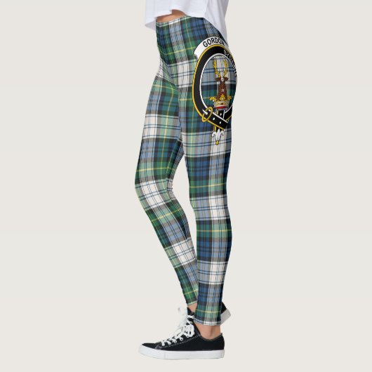 Scotstee Clan Gordon Dress Ancient Crest Tartan Leggings (Links)