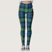 Scotstee Clan Gordon Old Ancient Crest Tartan Leggings (Voorkant)