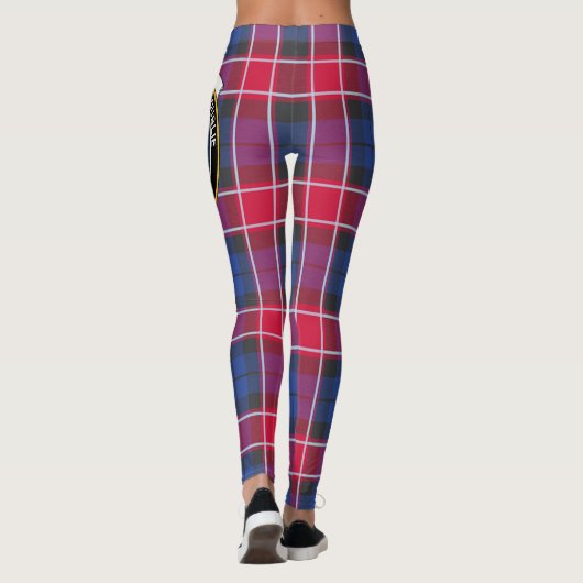 Scotstee Clan Graham of Menteith Pink Crest Tartan Leggings (Achterkant)