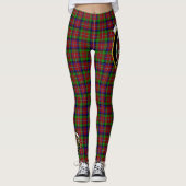 Scotstee Clan Graham Red Crest Tartan Vrouwen Leggings (Voorkant)