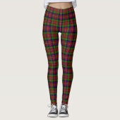 Scotstee Clan Graham Red Tartan Vrouwen Leggings (Voorkant)