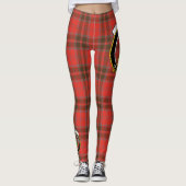 Scotstee Clan Grant Weathered Crest Tartan Vrouwen Leggings (Voorkant)