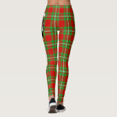 Scotstee Clan Grierson Crest Tartan Femmes Legging (Dos)