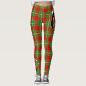 Scotstee Clan Grierson Crest Tartan Femmes Legging (Devant)