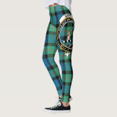Scotstee Clan Gunn Ancient Crest Tartan Vrouwen Leggings (Links)
