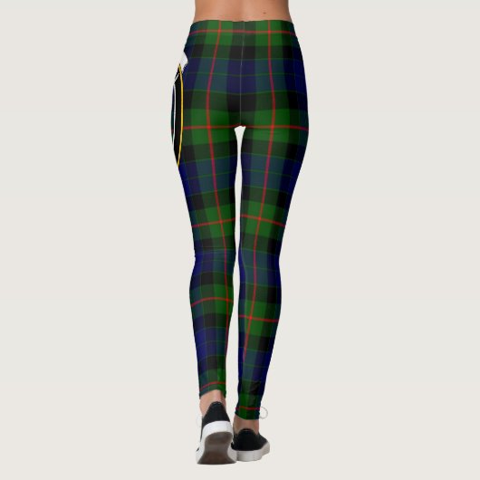 Scotstee Clan Gunn Crest Tartan Vrouwen Leggings (Achterkant)
