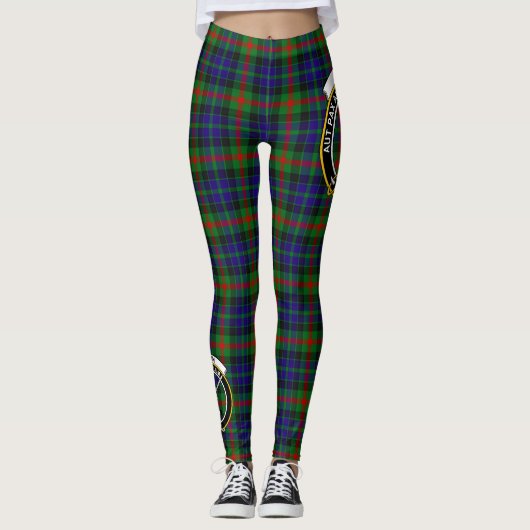 Scotstee Clan Gunn Modern Crest Tartan Vrouwen Leggings (Voorkant)