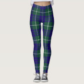 Scotstee Clan Hamilton Hunting Modern Tartan Women Leggings (Voorkant)