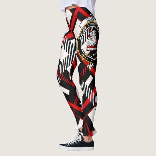 Scotstee Clan Home Crest Tartan Women Leggings (Gauche)