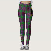 Scotstee Clan Logan Crest Tartan Femmes Leggings (Devant)