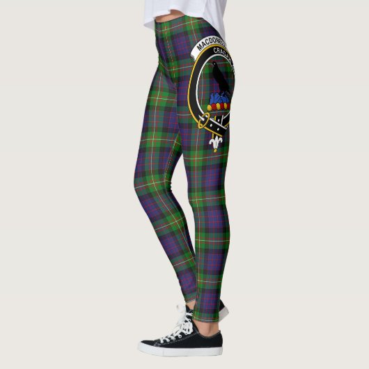 Scotstee Clan MacDonell van Glengarry Crest Tartan Leggings (Links)