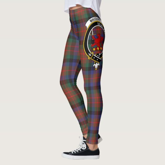 Scotstee Clan MacDuff Hunting Modern Crest Tartan Leggings (Links)