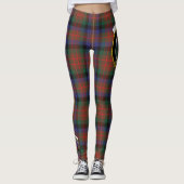 Scotstee Clan MacDuff Hunting Modern Crest Tartan Leggings (Voorkant)