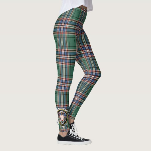 Scotstee Clan MacFarlane Hunting Ancient Crest Leggings (Rechts)