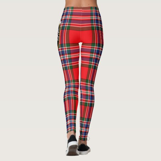 Scotstee Clan MacFarlane Modern Crest Tartan Vrouw Leggings (Achterkant)