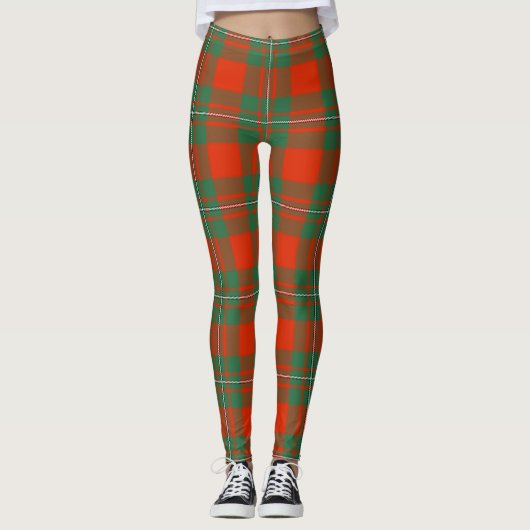 Scotstee Clan MacGregor Ancient Tartan Women Leggings (Voorkant)