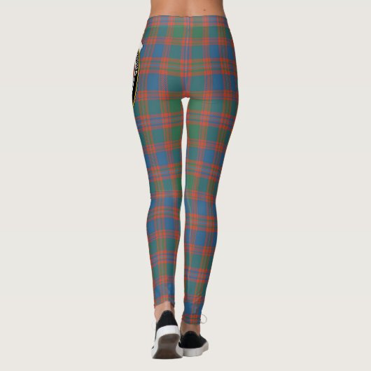 Scotstee Clan MacIntyre Ancient Crest Tartan Vrouw Leggings (Achterkant)