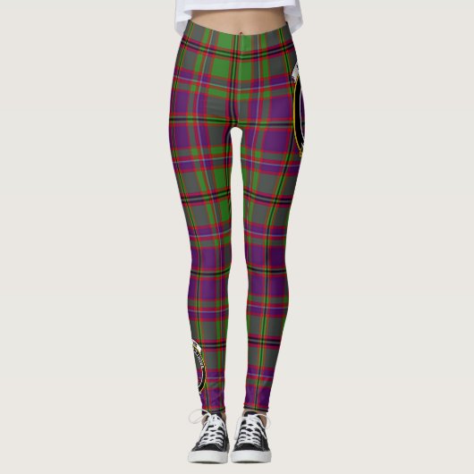 Scotstee Clan MacIntyre of Glenorchy Crest Tartan Leggings (Voorkant)