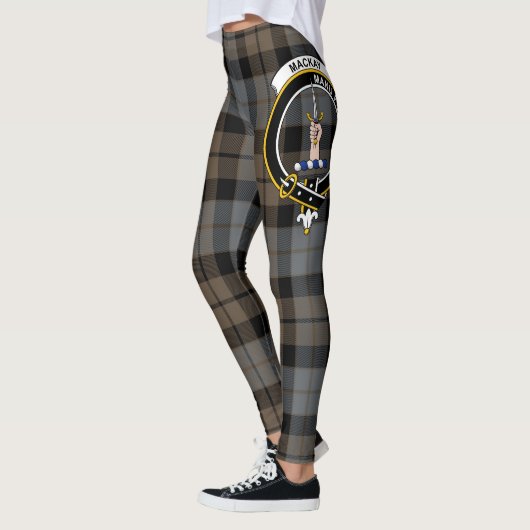 Scotstee Clan MacKay Weathered Crest Tartan Vrouwe Leggings (Links)