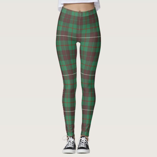 Scotstee Clan MacKinnon Hunting Ancient Tartan Leggings (Voorkant)