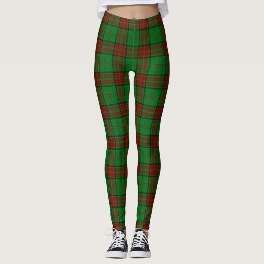Scotstee Clan Maxwell Hunting Ancient Tartan Women Leggings (Voorkant)
