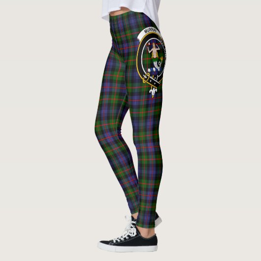 Scotstee Clan Murray van Atholl Modern Crest Tarta Leggings (Links)