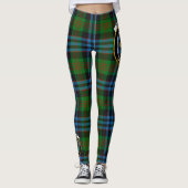 Scotstee Clan Newlands Crest Tartan Femmes Legging (Devant)