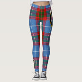 Scotstee Clan Newton Crest Tartan Femmes Leggings (Devant)
