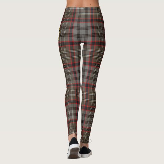 Scotstee Clan Nicolson Hunting Weathered Crest Leggings (Achterkant)
