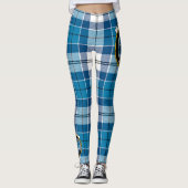 Scotstee Clan Roberton Crest Tartan Femmes Legging (Devant)