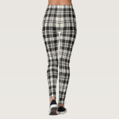 Scotstee Clan Scott Black White Ancient Tartan Leggings (Achterkant)
