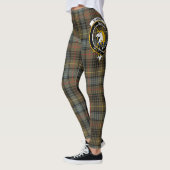 Scotstee Clan Stewart Old Weathered Crest Tartan Leggings (Links)