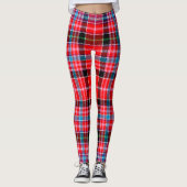 Scotstee Clan Straîon Tartan Femmes Leggings (Devant)