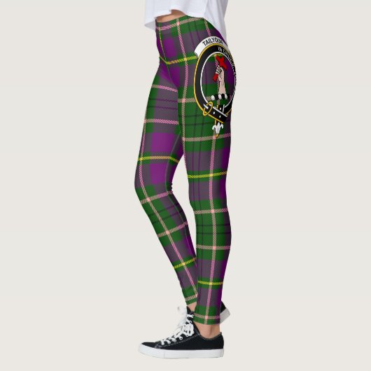 Scotstee Clan Taylor Crest Tartan Women Leggings (Links)