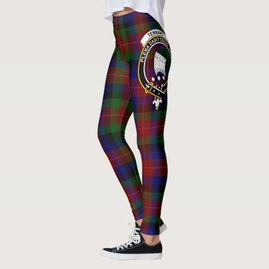 Scotstee Clan Tennant Crest Tartan Vrouwen Legging (Links)