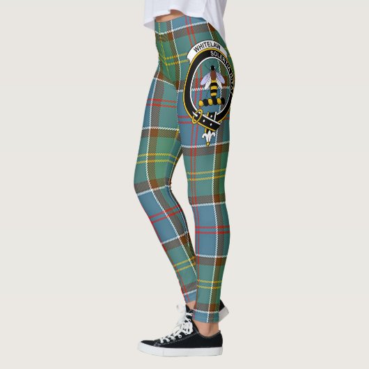 Scotstee Clan Whitelaw Crest Tartan Femmes Legging (Gauche)