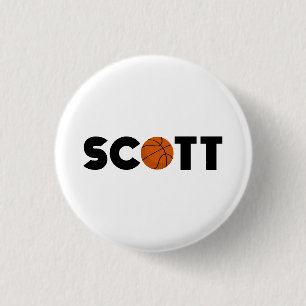Scott Basketball Ronde Button 3,2 Cm
