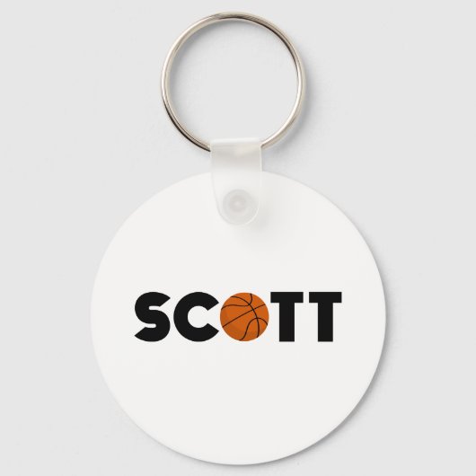 Scott Basketball Sleutelhanger (Voorkant)