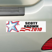 SCOTT BROWN BUMPERSTICKER (Op auto)