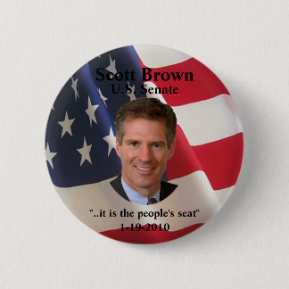 Scott Brown Button (t shirt pin magneten)