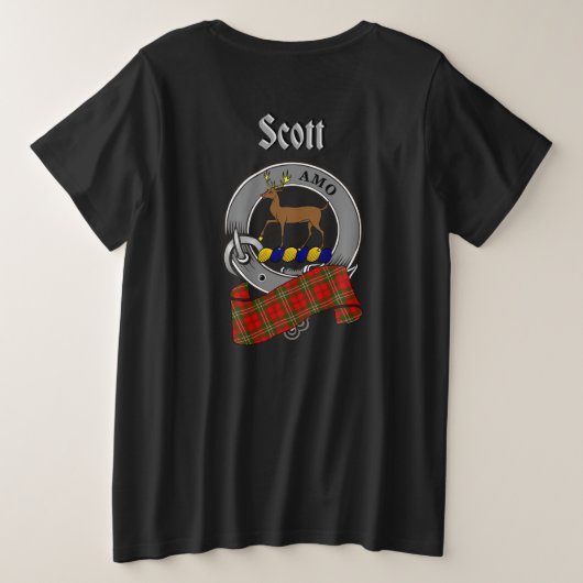 Scott Clan Badge & Tartan (dos) (Design dos)