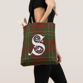 Scott Clan Tartan Monogram Tote Bag (Dichtbij)