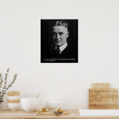 Scott Fitzgerald "Liefde/Begin" Quote Poster (Keuken)