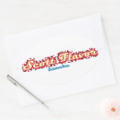Scott Flavor: Interessante ticker Ovale Sticker (Envelop)