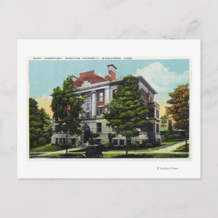 Scott Laboratory of Wesleyan University Briefkaart